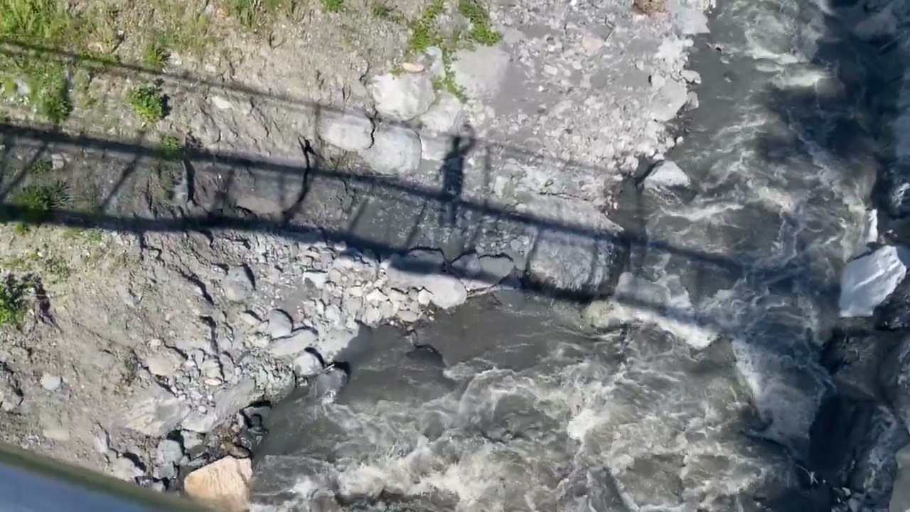 Hängebrücke Grugnay in Chamoson bei Sion (Wallis, Schweiz)