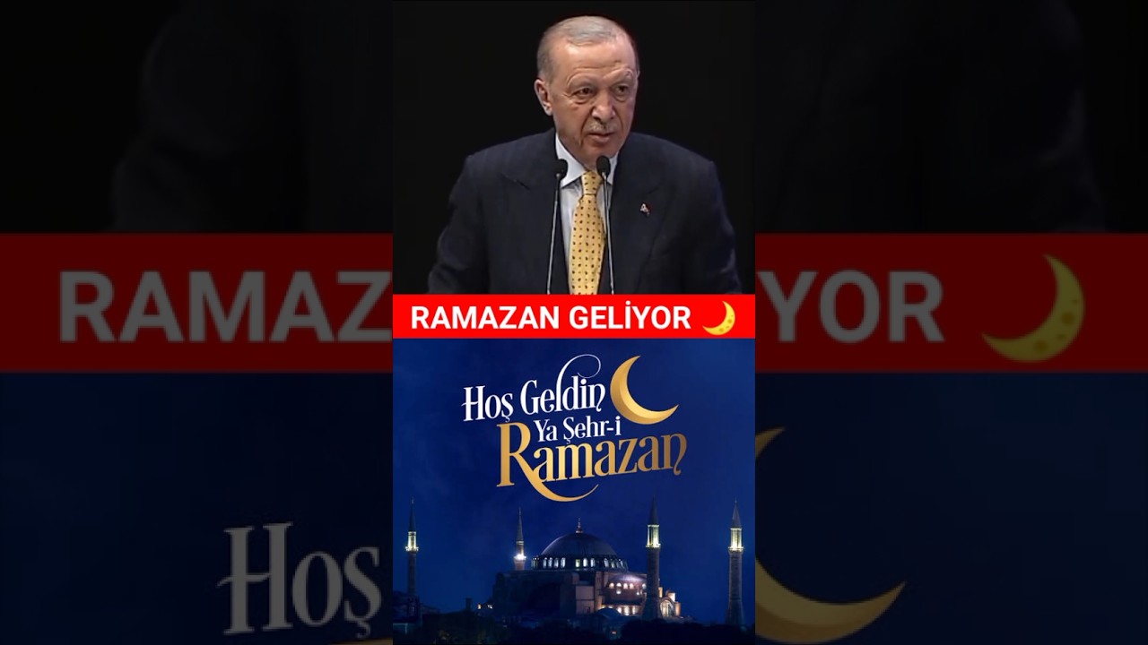 Hoş Geldin Ya Şehri Ramazan 🇹🇷 Recep Tayyip Erdoğan #shorts