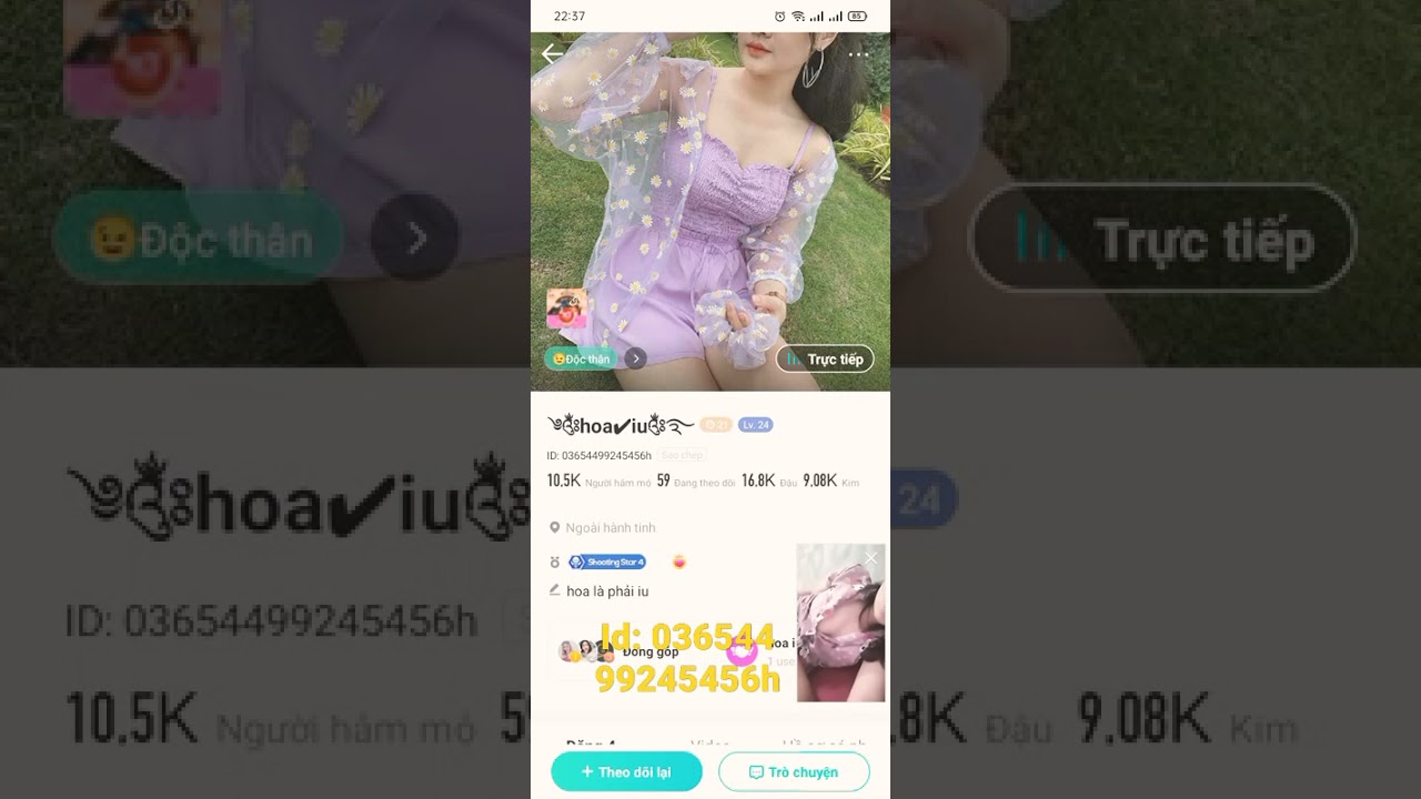 hoa iu: id 0365 4499 2454h