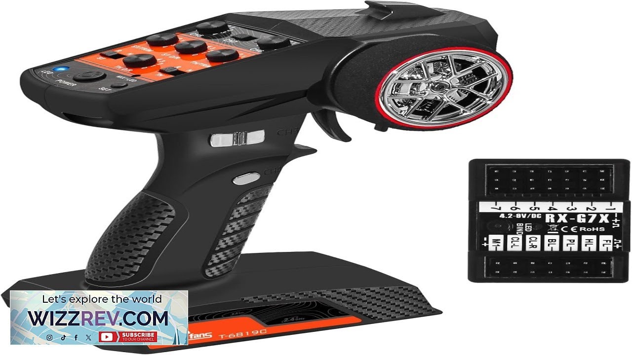 Hobby Fans RC Radio System 7CH 2.4G RC Transmitter with Receiver Anti-Jamming Review