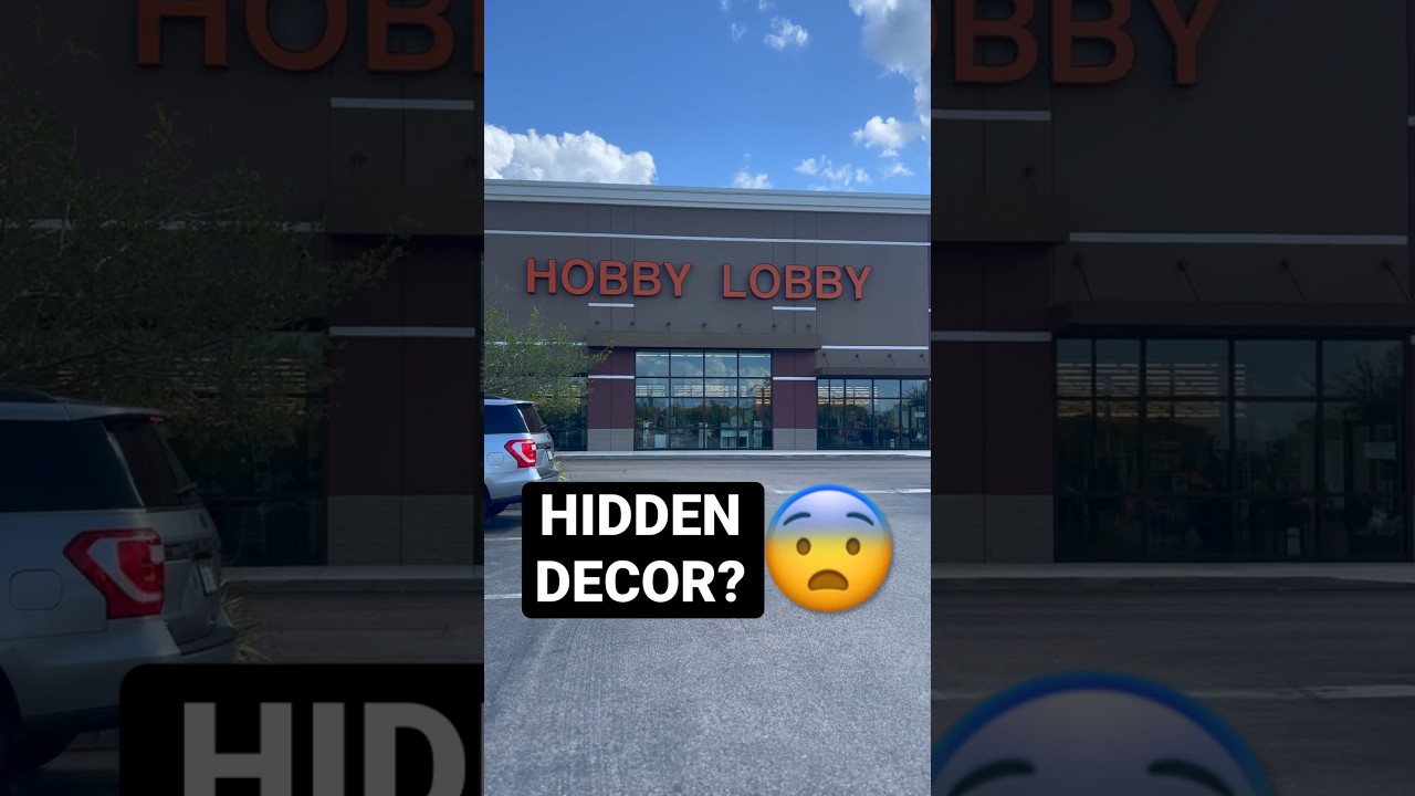Hobby Lobby is HIDING DECOR?! 😳 #hobbylobby #homedecor #hobbylobbydecor #summerdecor   #shorts