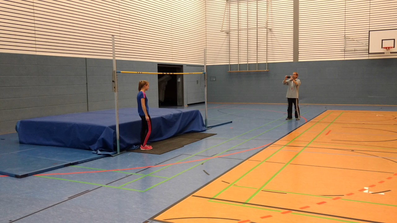 Hochsprung Schulrekord! 1,75m Avo Auert