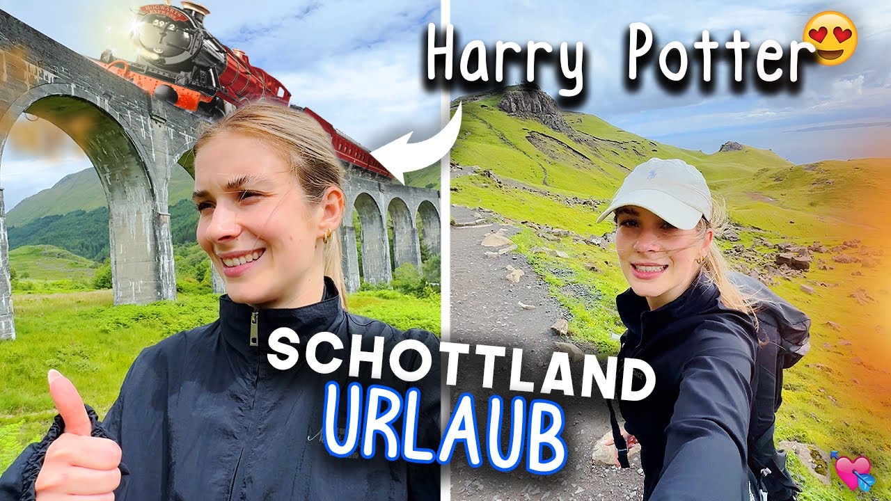 HOGWARTS EXPRESS 😍 Chaos, relaxation, and pain. Scotland vacation with MOM ❤️