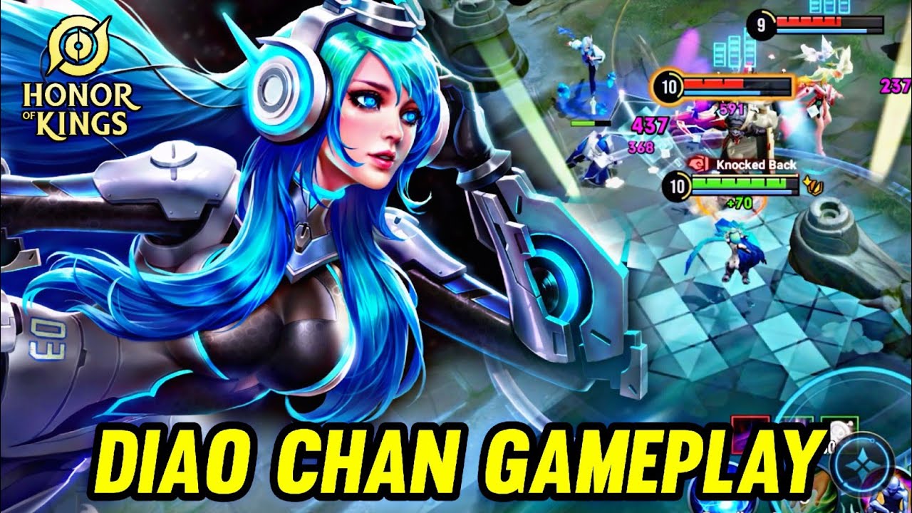 HOK : DIAO CHAN GAMEPLAY | IN MID LANE - HONOR OF KINGS