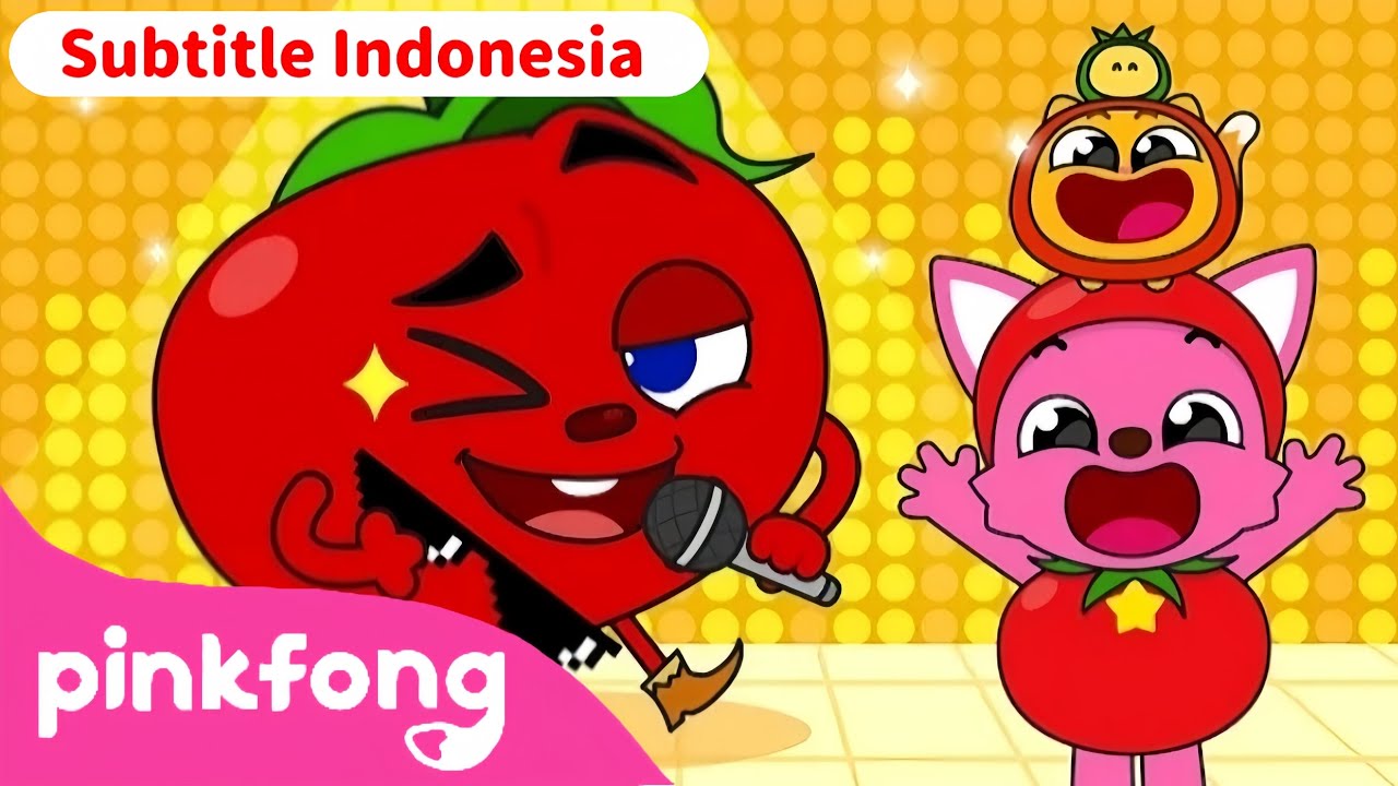 Hola, aku Tomat! |Lagu tomat |Pinkfong Kids Song |Pinkfong edit