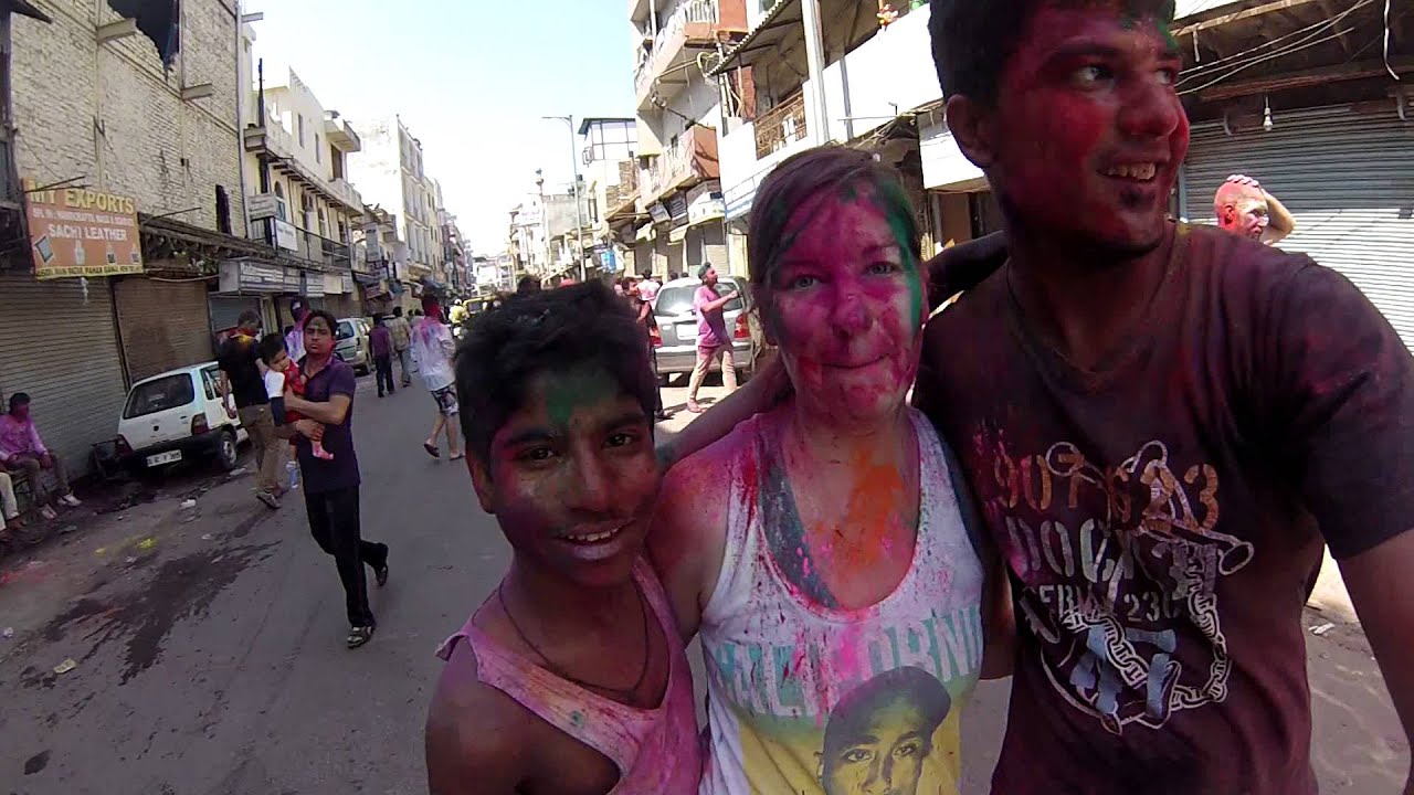 Holi day begins