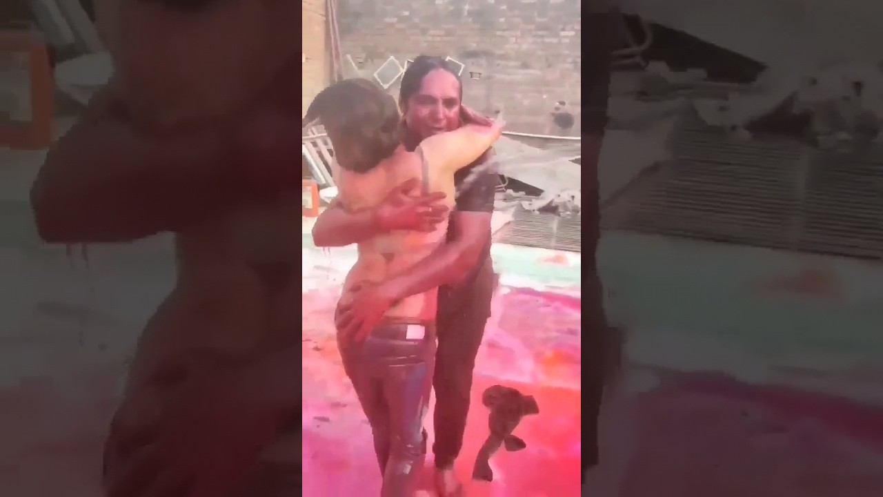 Holi Romance ❤ jija saali #shorts #viral #romance #holi #romantic