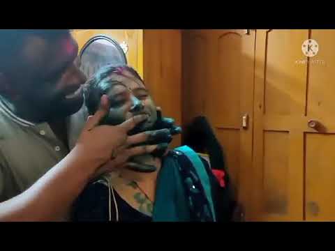 holi with wife 2023