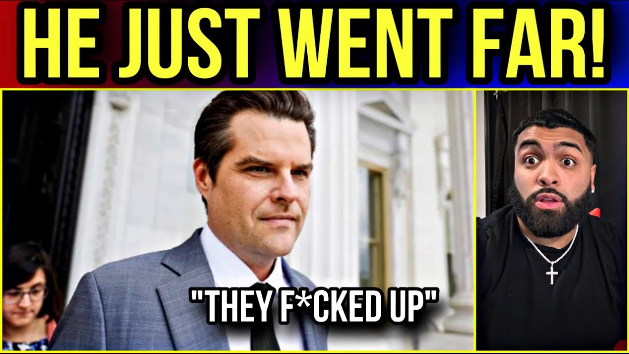 Holy CRAP!! Matt Gaetz JUST Dropped a BOMBSHELL, EXPOSES WHy he is not Attorney General