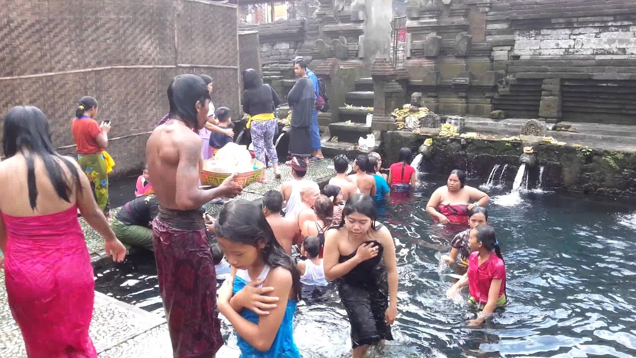 Holy Waters in a Balinese Temple