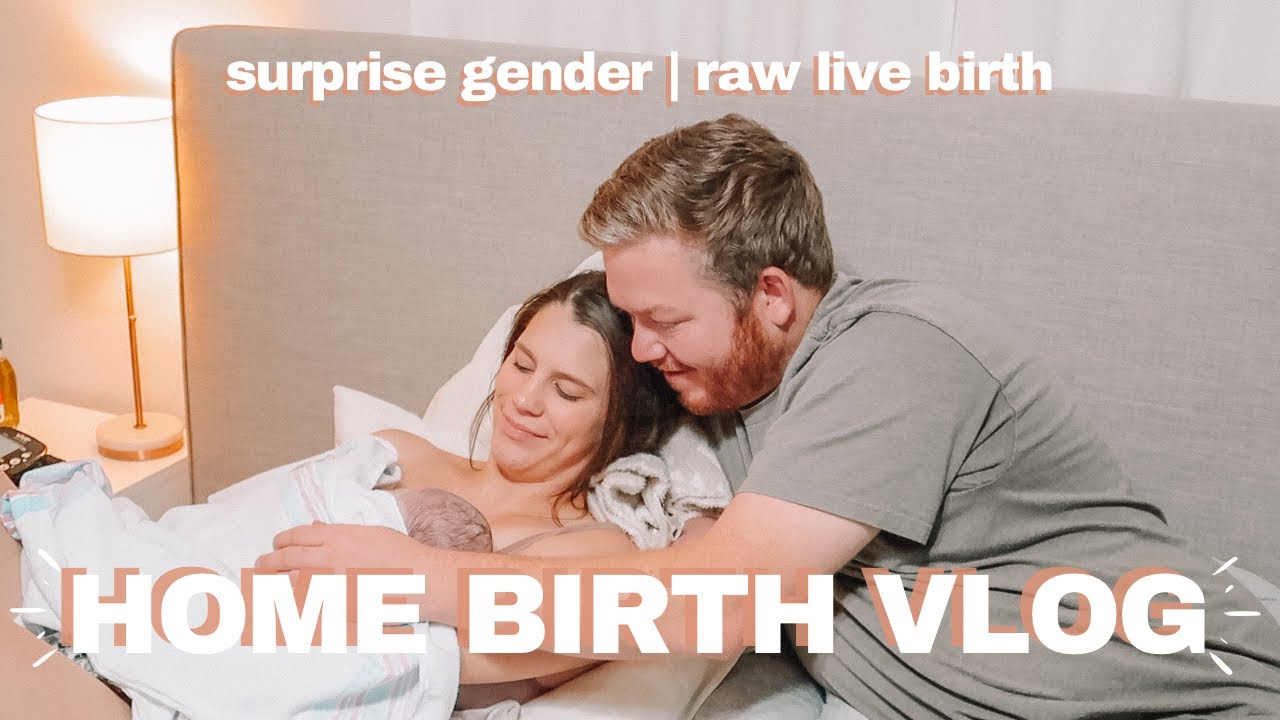 HOME BIRTH VLOG! SURPRISE GENDER | RAW & UNFILTERED BIRTH OF BABY #3 | Emma Donaldson