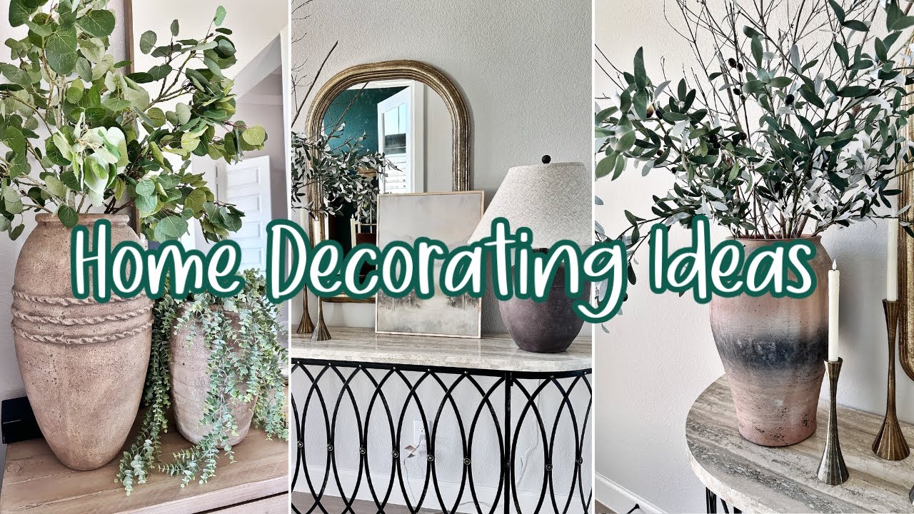 Home Decorating Ideas 2025 / Earthy Home Styling Ideas / 2025 Home Decor