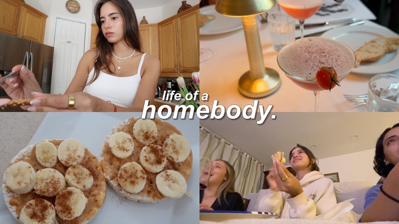 homebody diaries ⋆˚｡ | girls night, making desserts, & mini haul