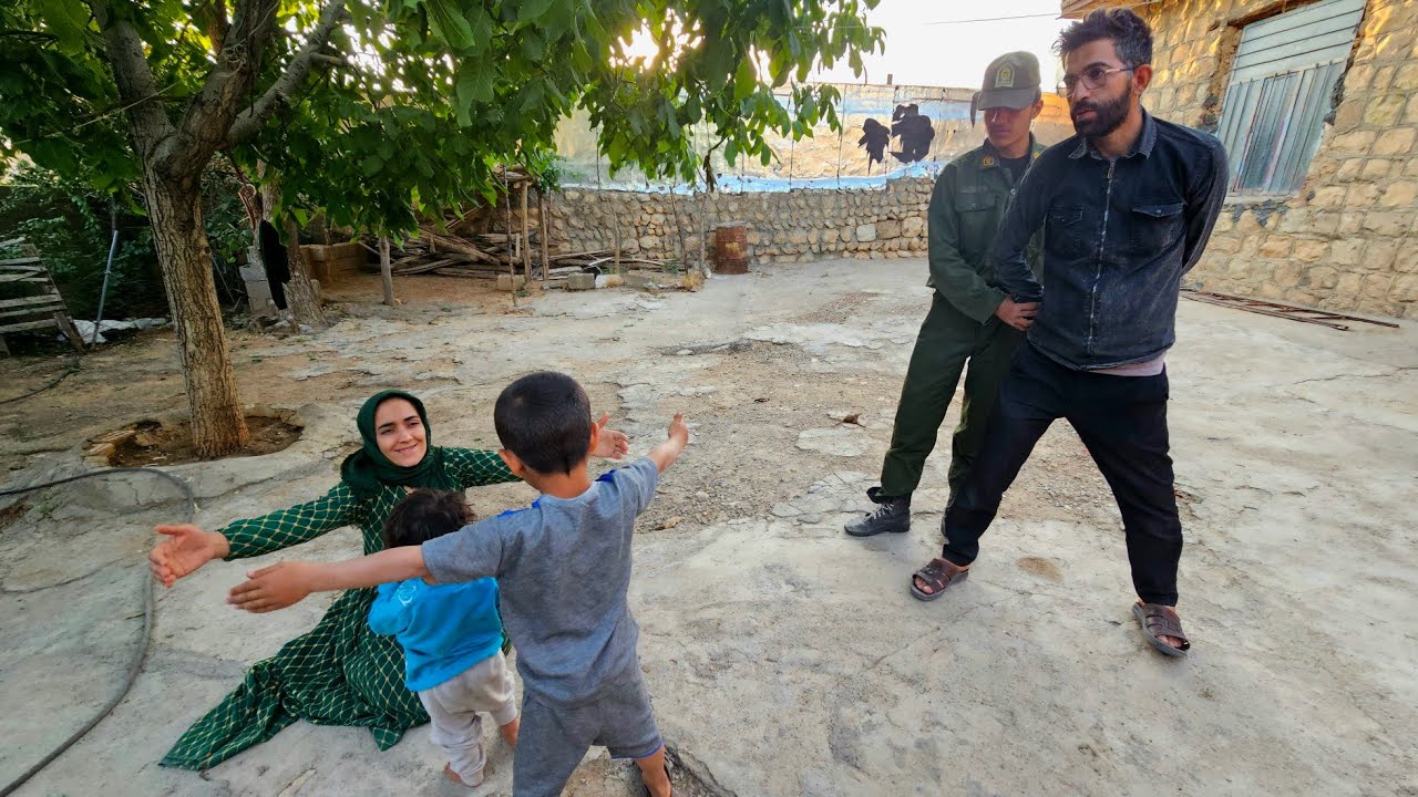 Homeless mother's joy at finding her children and arresting her evil husband