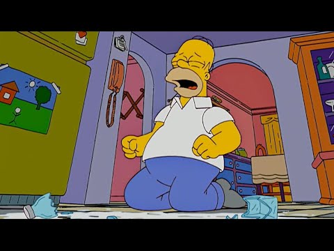 Homer Crying Over Spilled Milk - The Simpsons