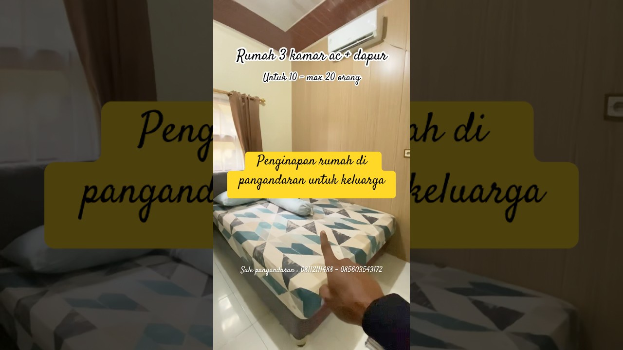 Homestay in Pangandaran. For family of 10 - 20 people #cheaphomestay #lodging #house
