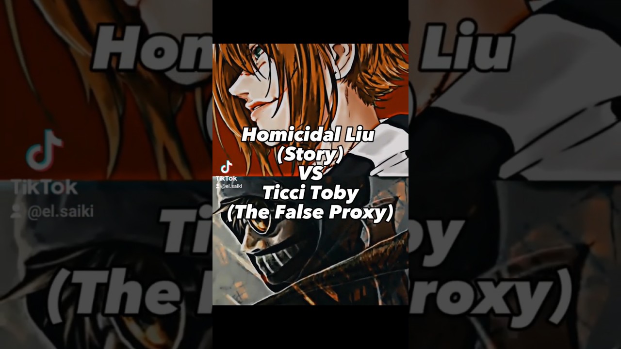 Homicidal Liu vs Ticci Toby #creepypasta #versus #debate #edit