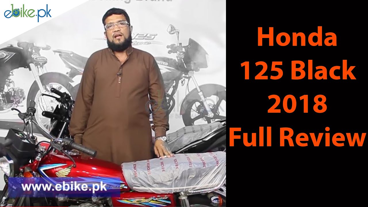 Honda 125 Black 2018 Full Review