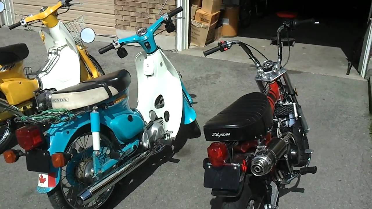 Honda C70 Passport and CT70 'CT140' Minitrail Collection.mp4
