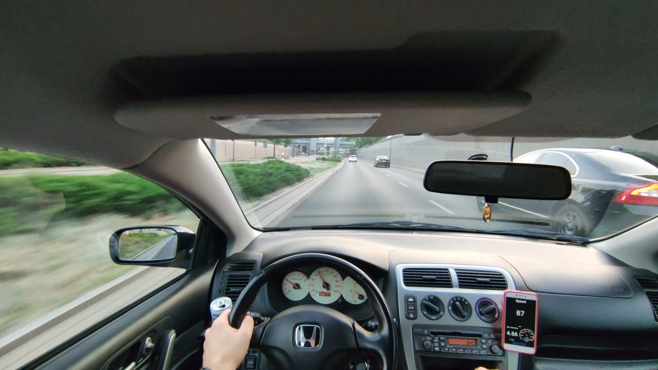 Honda Civic VII 2003 1.6 VTEC Sport [D16V1 110 HP] ★ POV Test Drive #2 Casual Car Driver