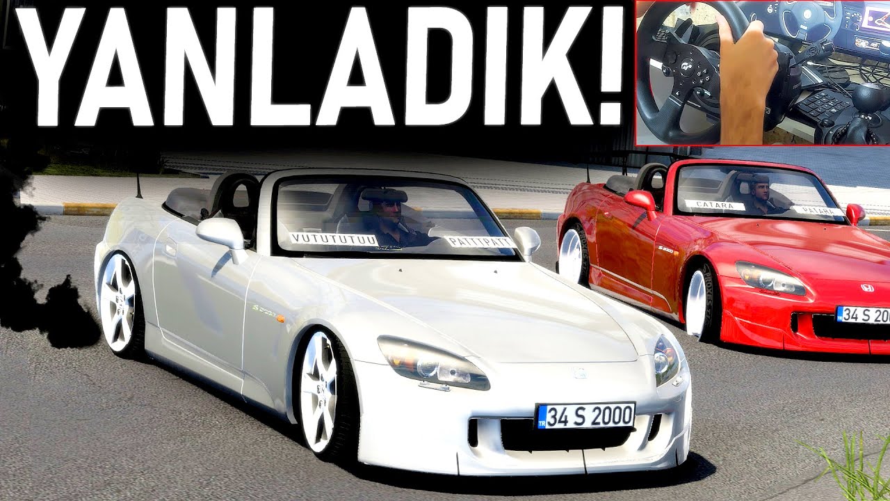 HONDA S2000'LER İLE YAN YAN MAKASLI YOLCULUK! - DÜRÜMÜNE YARIŞTIK @Keremkulak - ETS 2 Mod T300RS GT