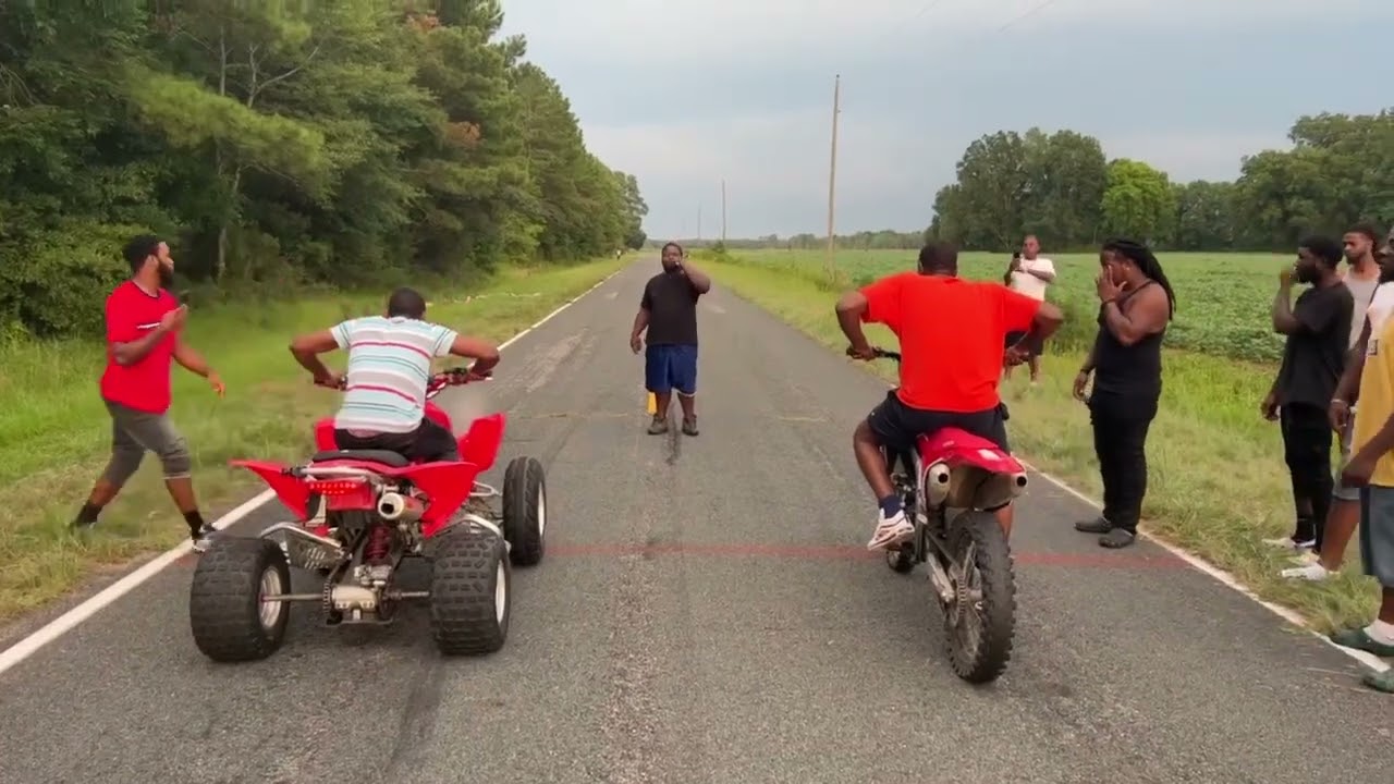 Honda trx 450 4 wheeler vs Honda crf450 dirtbike
