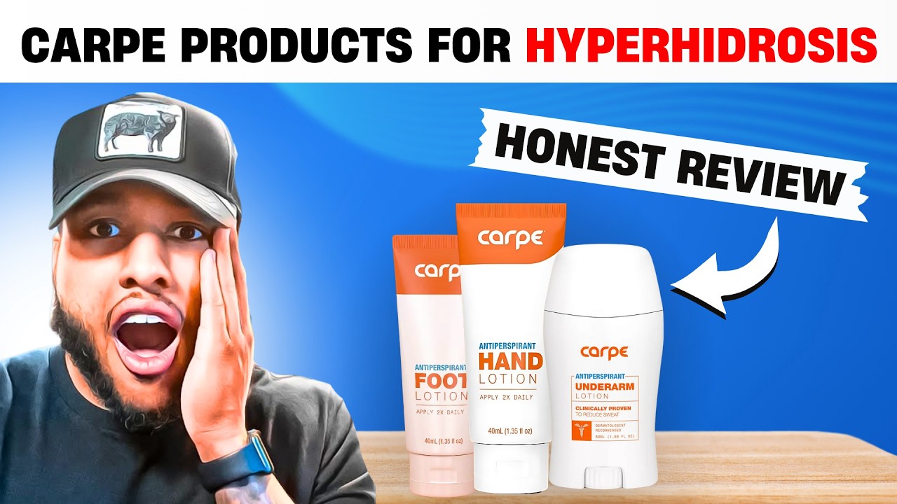 Honest Review of Carpe Underarm, Hand, and Foot Lotion | Do They Work? | Hyperhidrosis