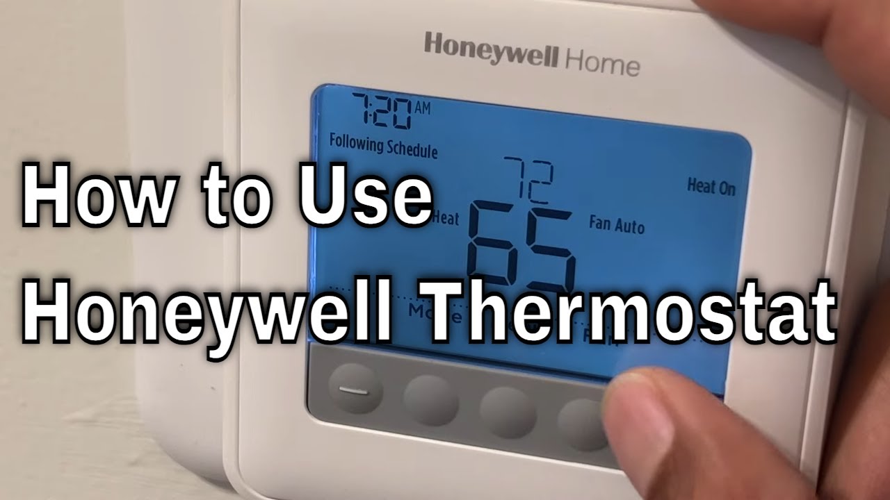 Honeywell Home Thermostat - How to Use