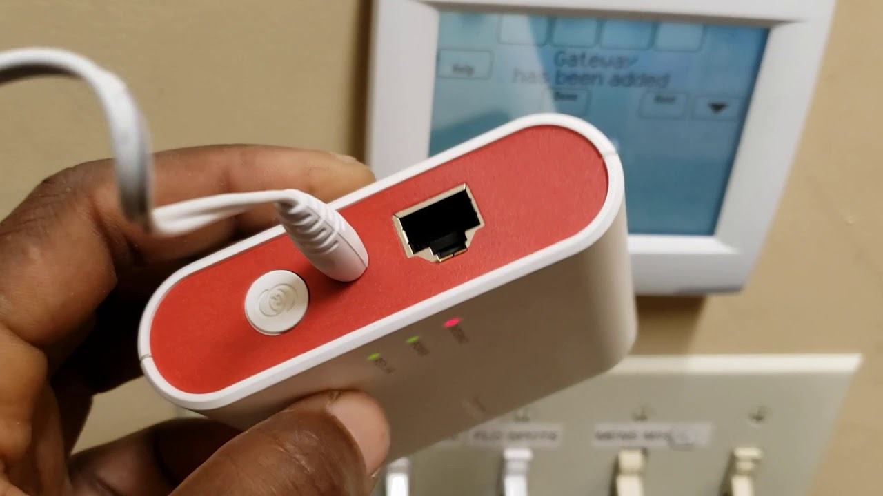 HONEYWELL REDLINK INTERNET GATEWAY AND REDLINK THERMOSTAT, TCC APP SETUP HOW TO DIY, HVAC.