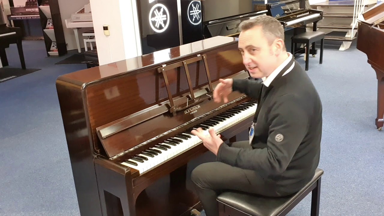 Hopkinson 85 Key Upright Acoustic Piano | Mahogany | Used | Rimmers Music