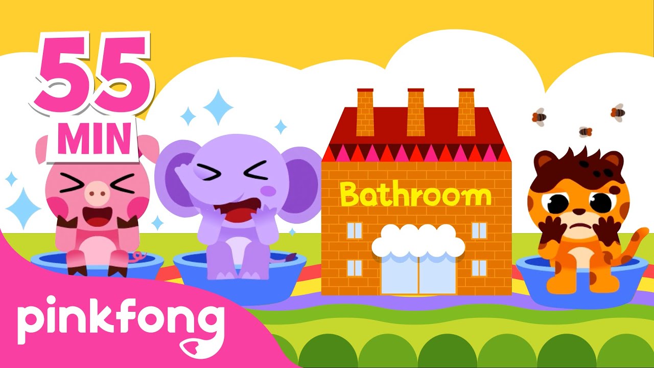 Hora do Banho e mais músicas infantis | +Compilação | Pinkfong Canções para crianças