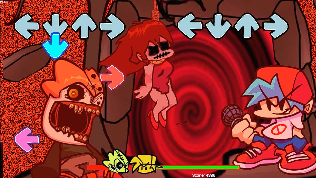 Horror Night Funkin - VS Pico FULL WEEK. FNF mod showcase.