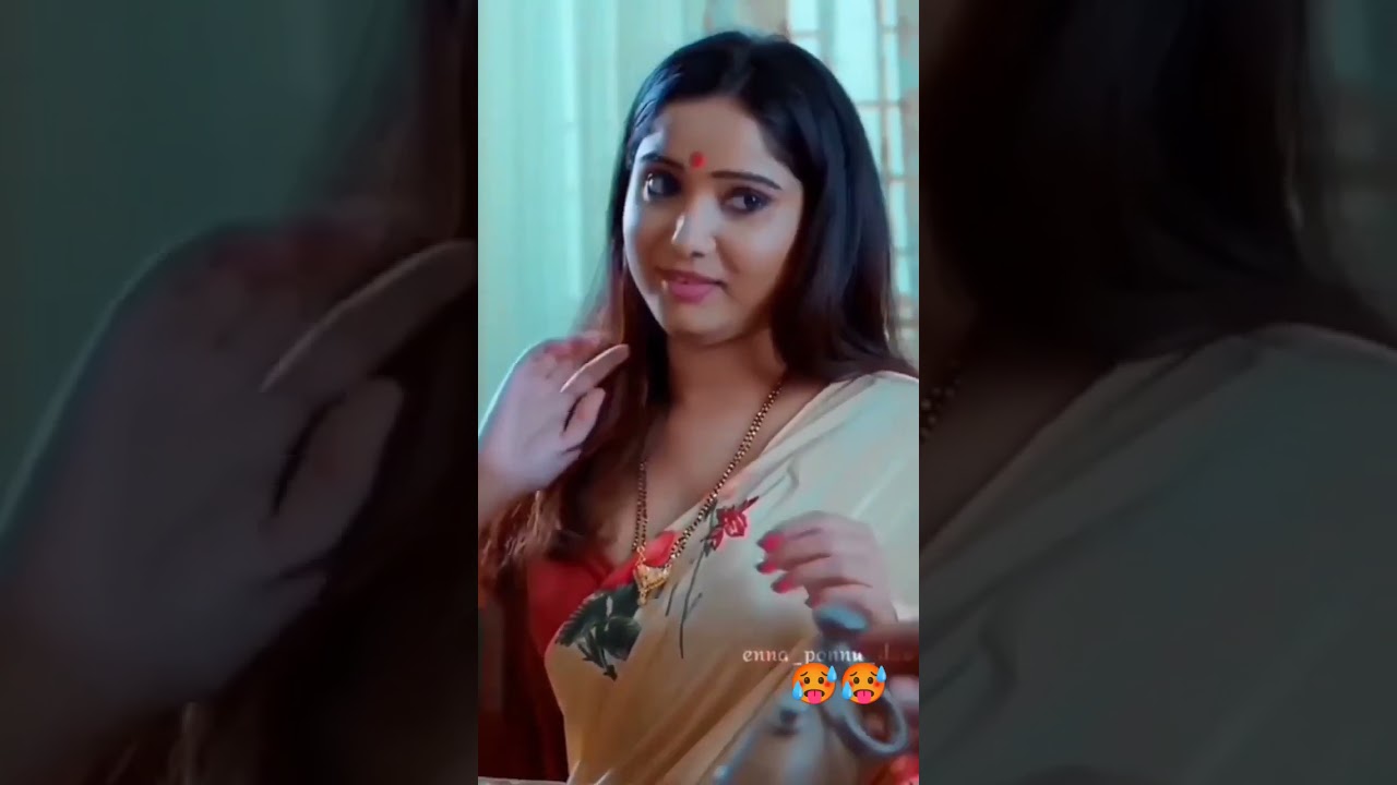 Hot Bhabhi seduces🔥 Saree seduction sexy 👙👠💋#hot #saree #navel #viralvideo #viralshorts