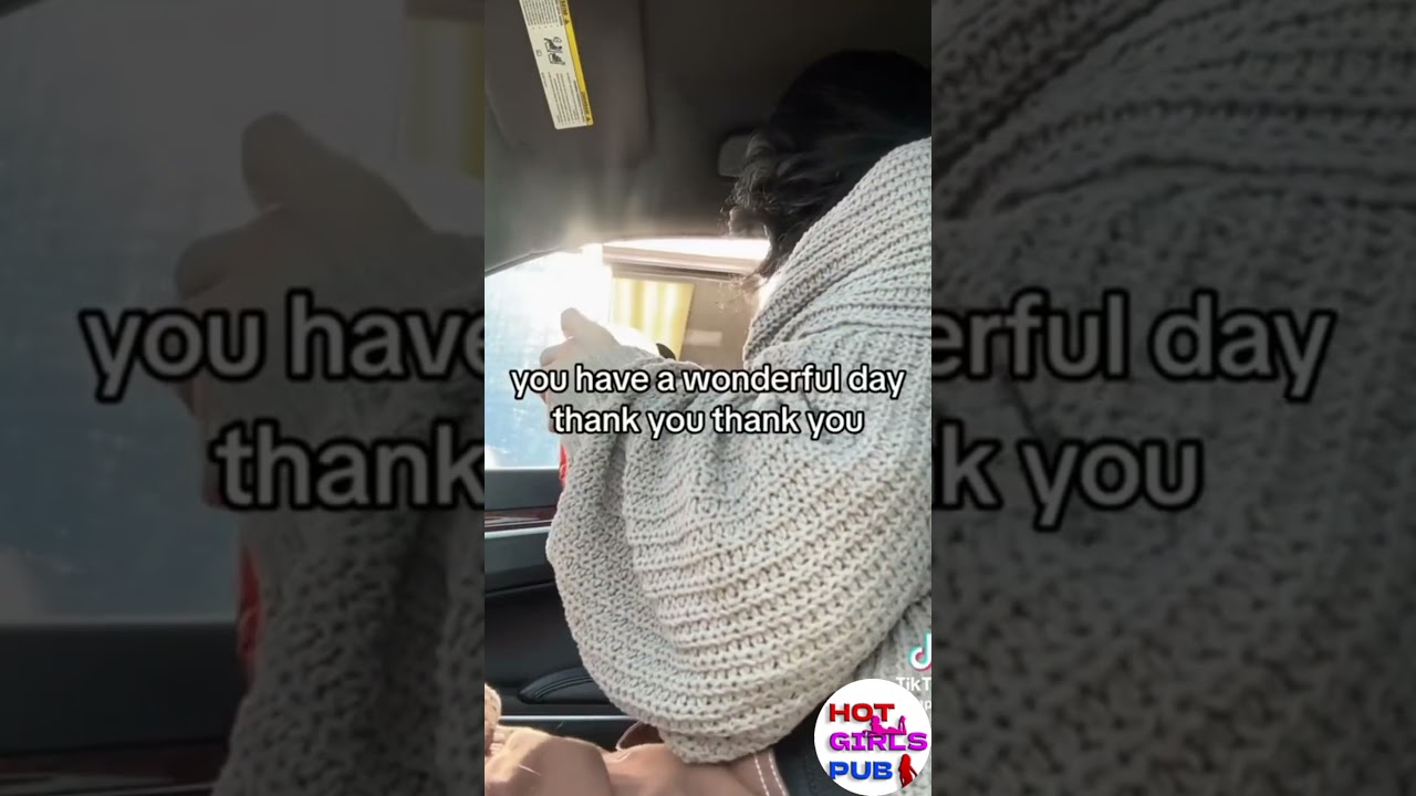 Hot Black Hair Girl Super Nasty Farts At McDonalds