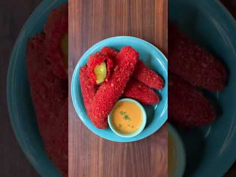 Hot Cheetos Fried Pickles