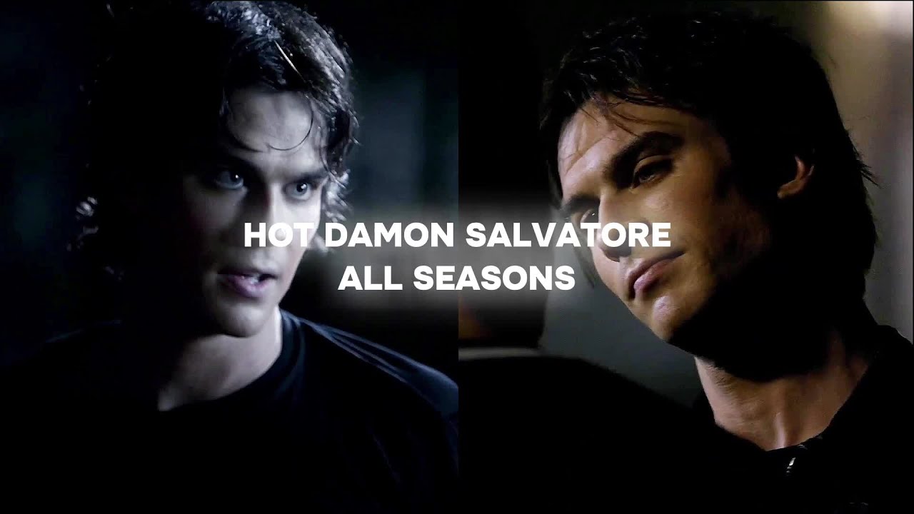 Hot Damon Salvatore All Seasons Scenepack {TVD} 4K + Logoless