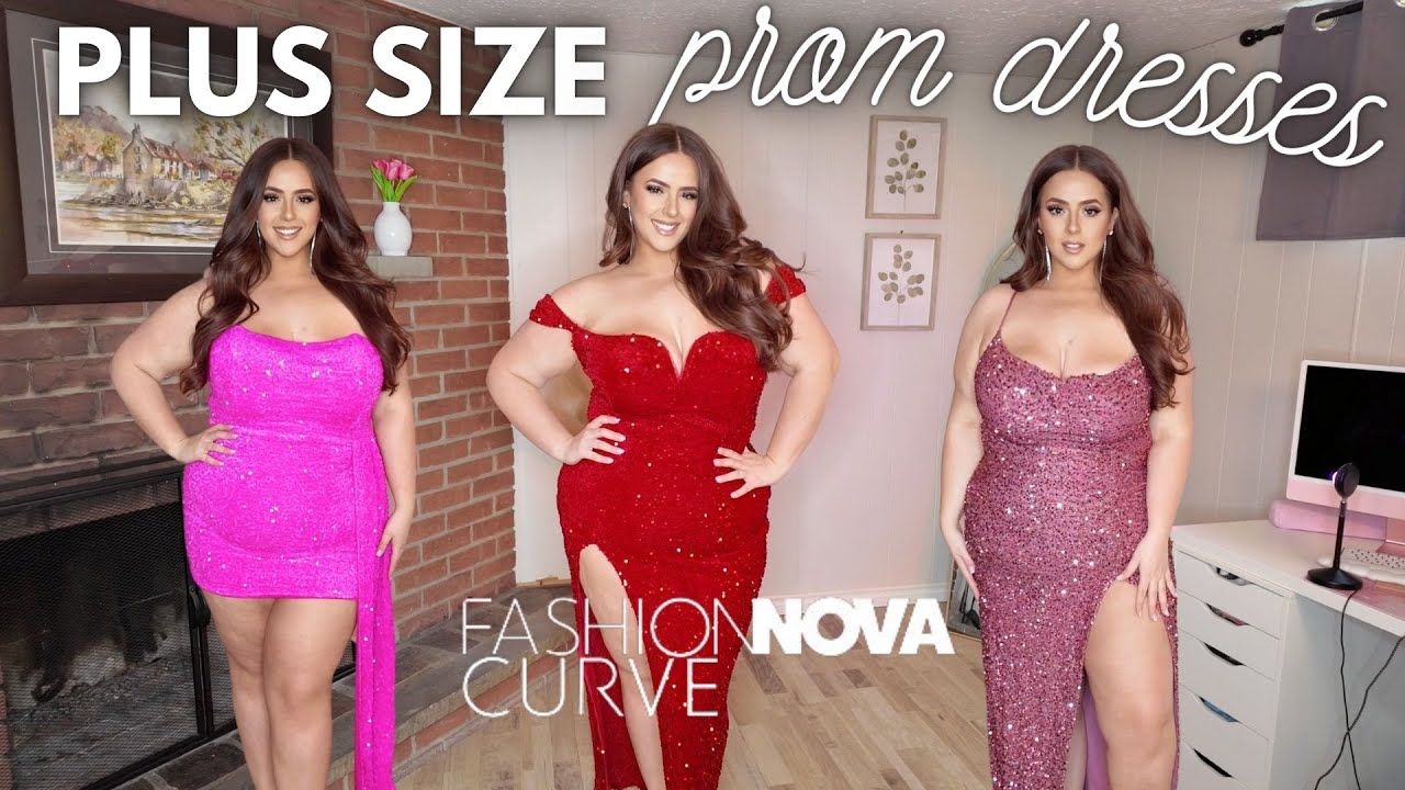 HOT GIRL Prom Dresses! *size 2x* FashionNovaCurve try on haul | OliviasWorld95