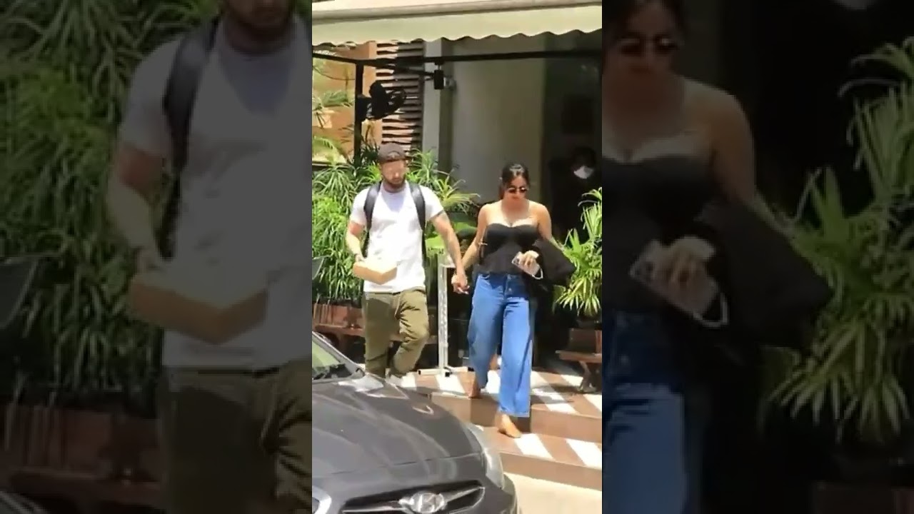 Hot🔥 Neha Sharma Spotted With Her Boyfriend At Farmers Cafe In Bandra!😍#shorts