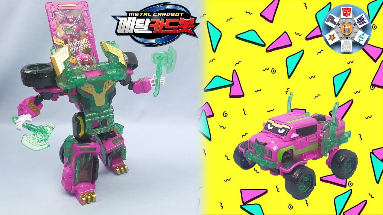 HOT PINK Metal Cardbot Buffalo Crush! Review