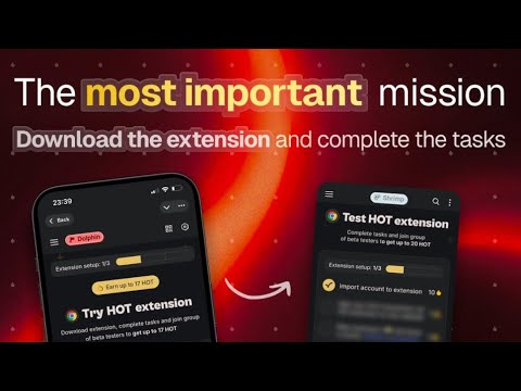 HOT WALLET EXTENSION APP IS OUT : how to download HOT WALLET extension and earn 17 #HOT coins #near
