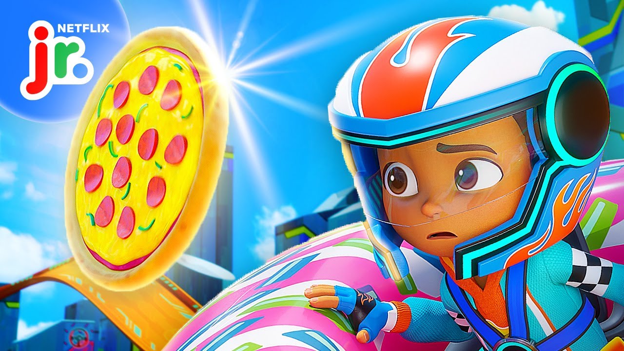 Hot Wheels Ultimate Garage Pizza Rescue! 🍕 Hot Wheels Let's Race | Netflix Jr