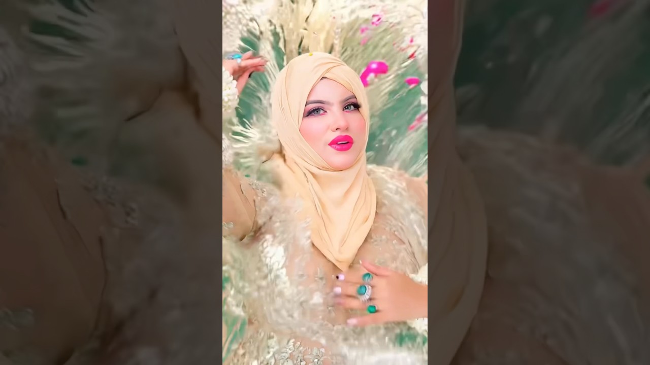 Hot With Hijab💚 #mermaid #youtubeshorts #fashiontrends #shorts