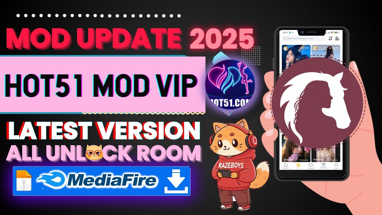 HOT51 LIVE MOD ALL UNLOK ROOM AKHIR BULAN JUNI SPECIAL MOD 2025