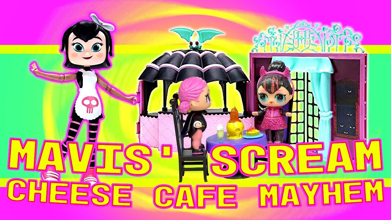 Hotel Transylvania Mavis's Scream Cheese Cafe! W/ Johnny and Dracula