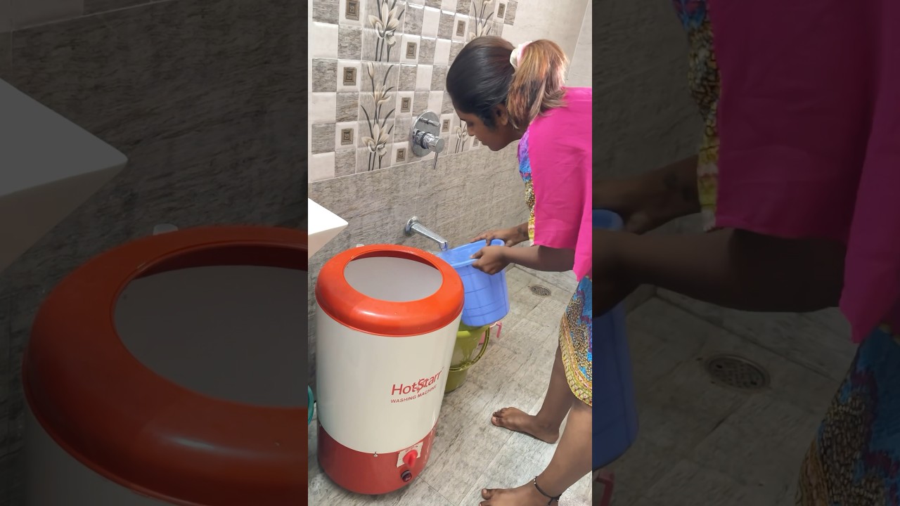 Hotstar Portable 9KG Washing Machine Live Demo with Alarm🚨#kavyatheblogger#kavyavlogs#hotstar#wash