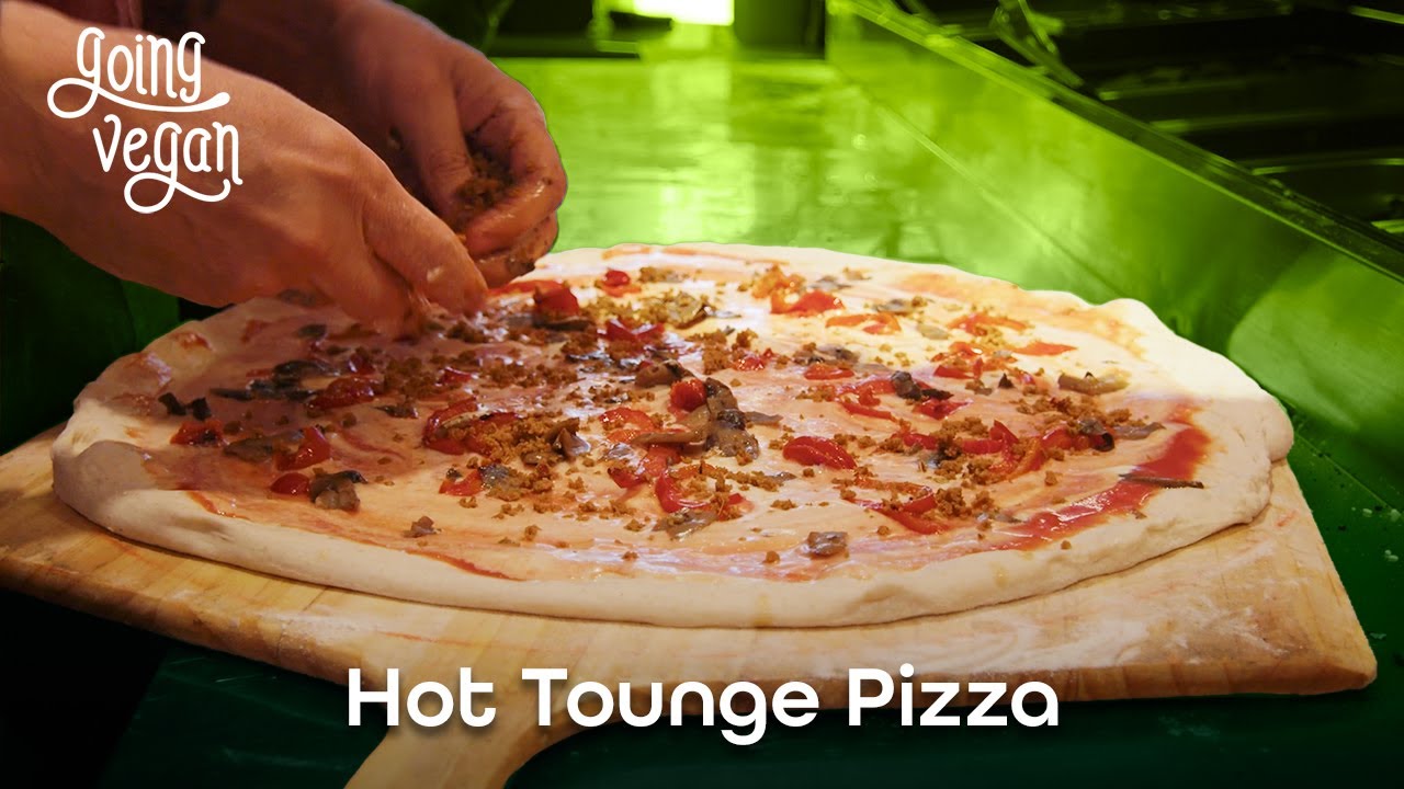 Hottest Vegan Pizza in LA - Hot Tongue Pizza (Los Angeles, CA) #foodreview #foodie