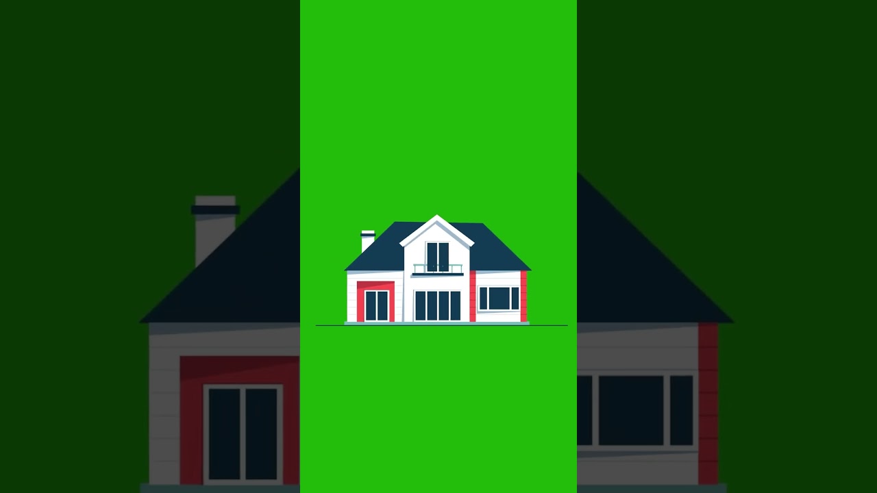 House Animation - Green Screen | Animation Video | After Effect | Creatorgs