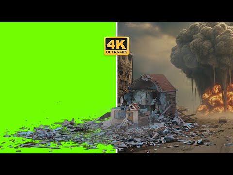House Explosion With This Epic Vfx Green Screen In 4k | Chromatic Cinema