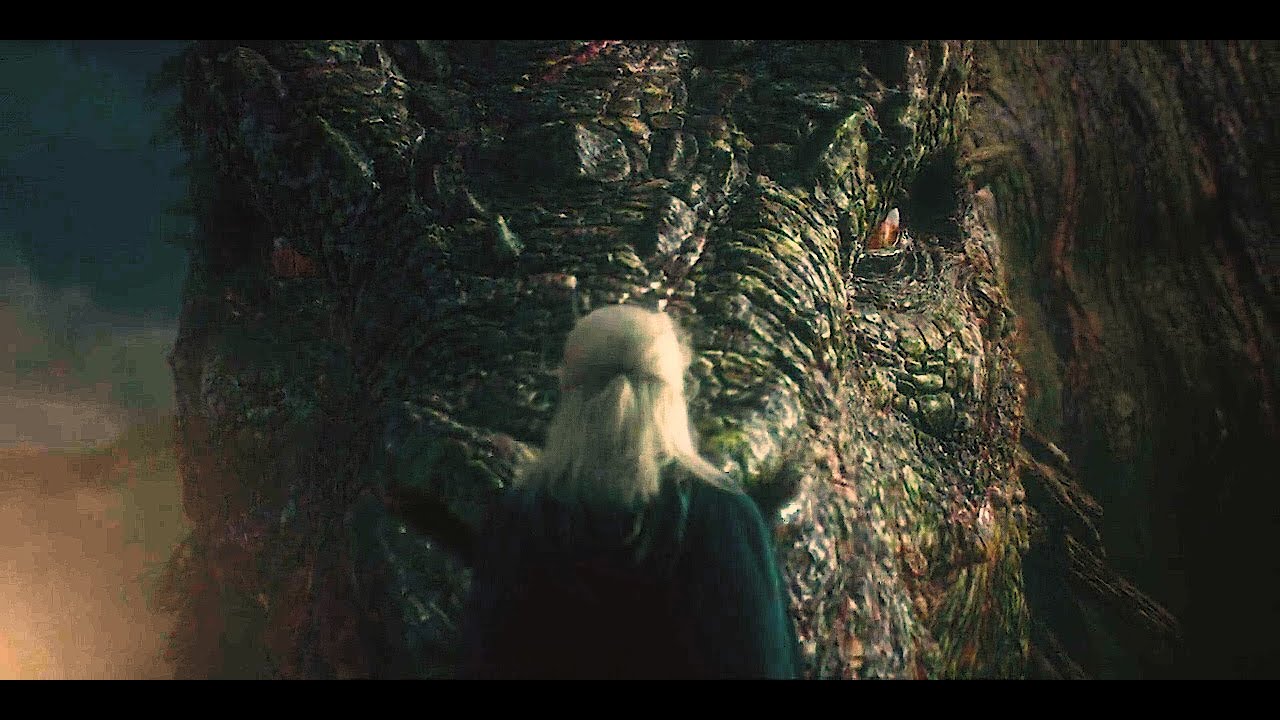 House of the Dragon S1E7 | Aemond rides Vhagar at dawn | Enhanced Lighting | #HOTD Dragon ride Scene