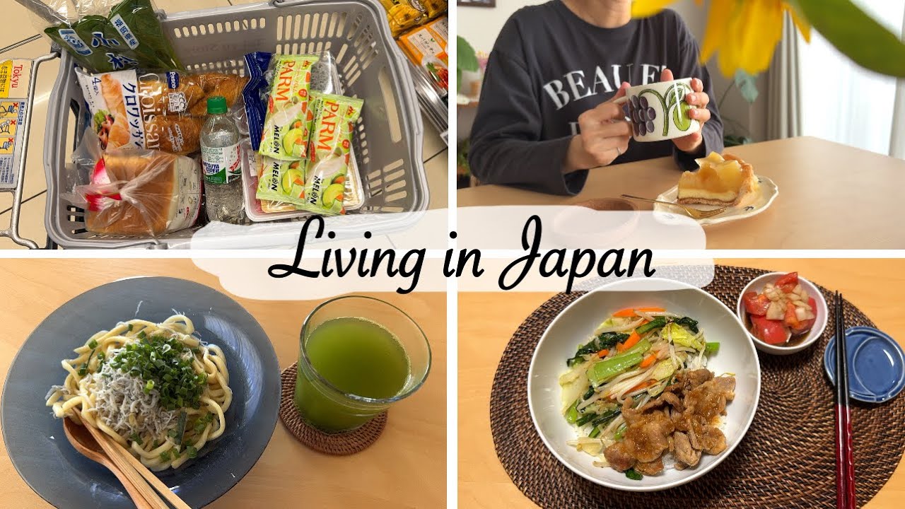housewife living in japan | grocery shopping and make simple meals